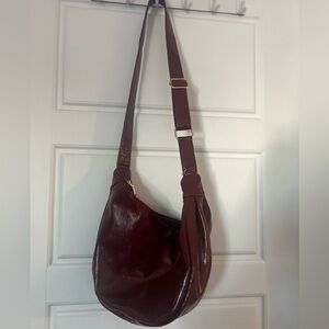 Princess Polly Burgundy/Red Slouchy Shoulder Bag